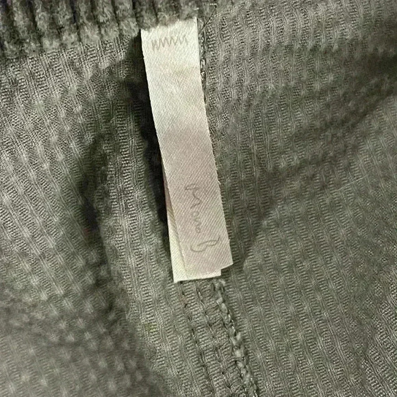 Mono B green corduroy button front skirt with pockets  size large green - Picture 7 of 8